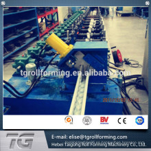 Luz de acero solar fotovoltaica Bracket línea de fabricación de U Canal Roll formando la máquina